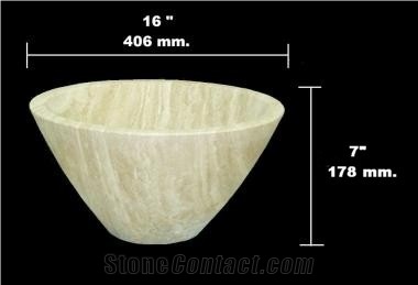 Travertine and Marble Sinks