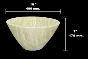 Travertine and Marble Sinks