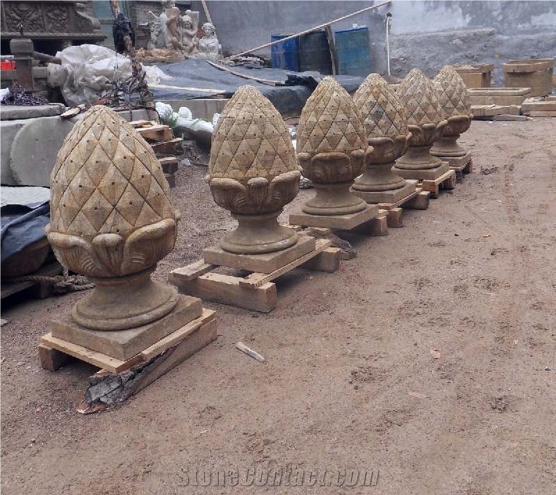 Antique Travertine Carvings Lamper