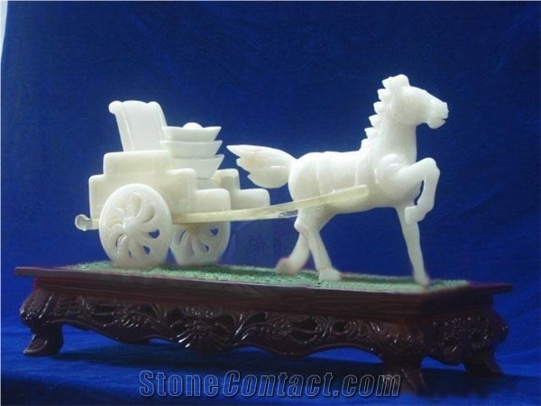 Chinese Tranditional Selenite Sculpturing