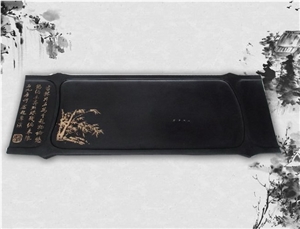 Black Granite Tea Tray