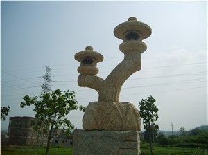 Beige Granite Lantern