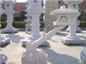 Lantern and Lamps, Grey Granite Lantern