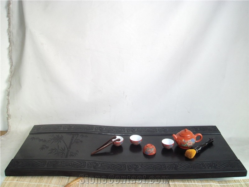 Stone Tray, Black Granite Artifacts, Handcrafts