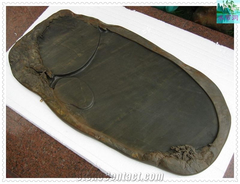 Tea Tray, Black Granite Artifacts, Handcrafts