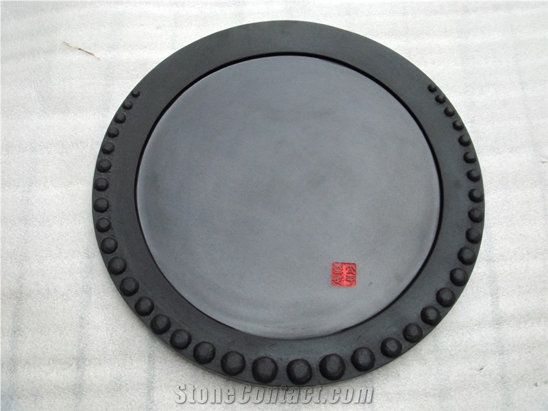 Tea Tray, Black Granite Artifacts, Handcrafts