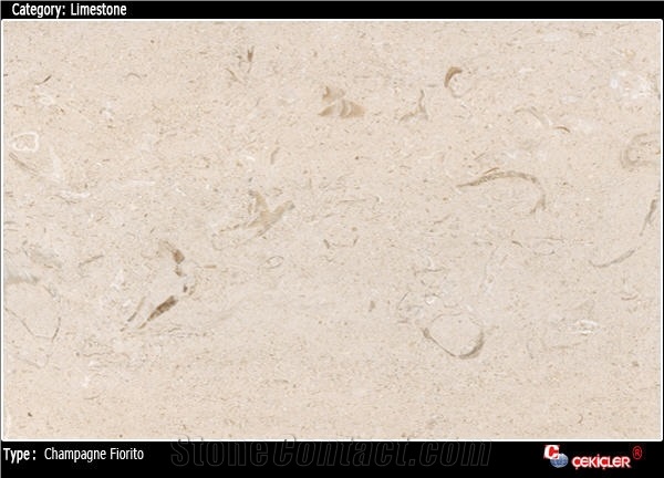Champagne Fiorito Limestone Slabs & Tiles