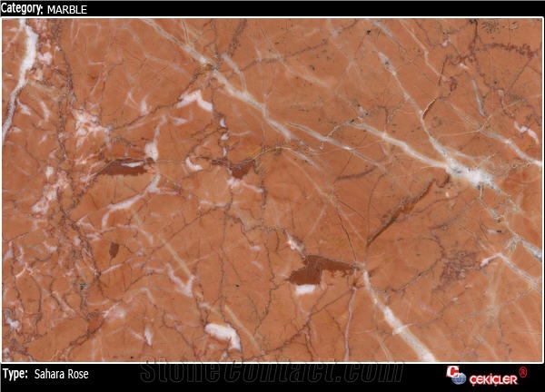 Sahara Rose Marble Slabs & Tiles, Turkey Red Marble