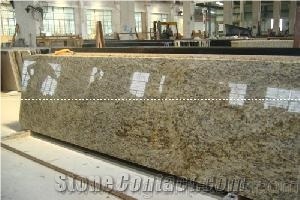 Giallo Ornamental Granite Countertops, Yellow Granite Countertops