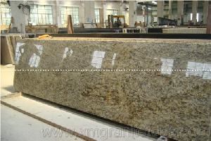 Giallo Ornamental Granite Countertops, Yellow Granite Countertops