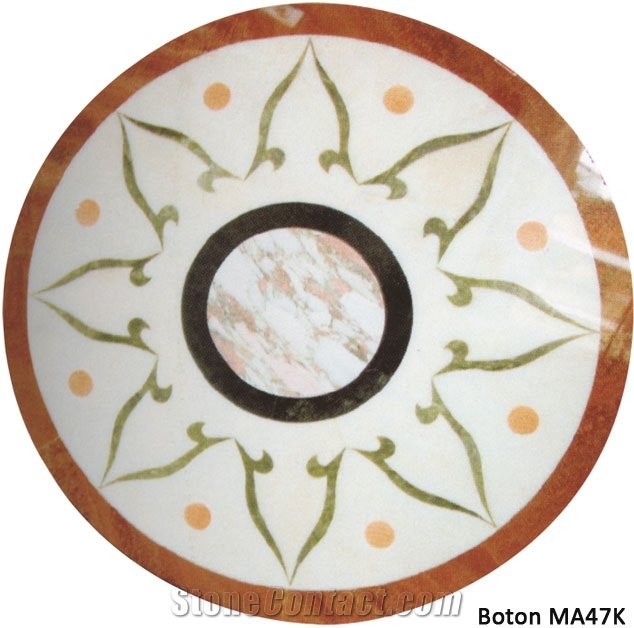 Marble Mosaic Round - MA47K