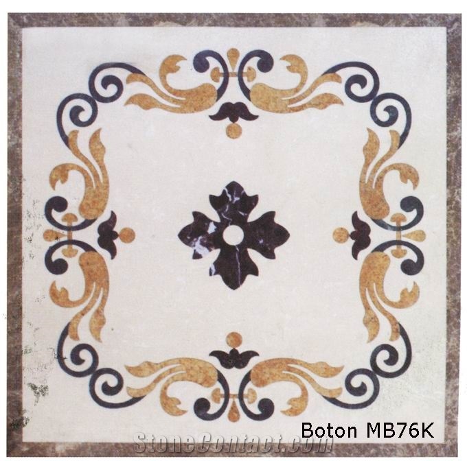 Marble Square Medallion - MB76K