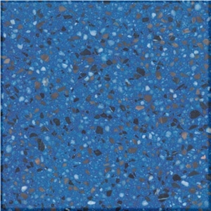 Peacock Blue Composite Marble
