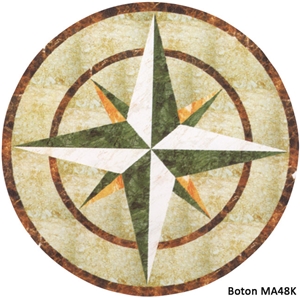 Round Marble Pattern - MA48K