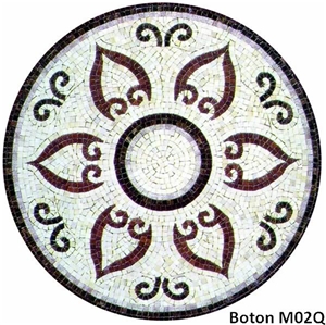 Round Stone Medallion - M02Q Round Stone Medallion - M02Q