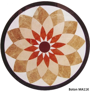 Stone Mosaic Round - MA11K