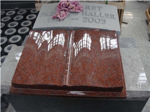 IMPERIAL RED Granite Salant Marker, Imperial Red Granite Monument, Tombstone