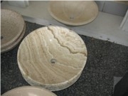 Perlino Bianco Sink, Perlino Bianco Beige Limestone Sink