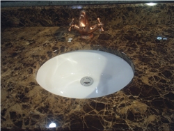 Black Marble Vanity Top