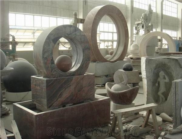 Granite Fountain Wheel