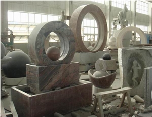 Granite Fountain Wheel