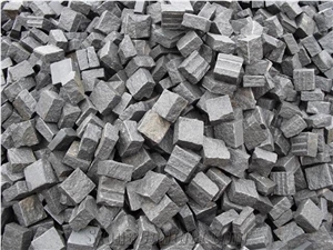 G654 Dark Grey Granite Sawn Cut Paving Stone,Cube