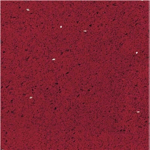 Diamond Red Color Quartz Stone