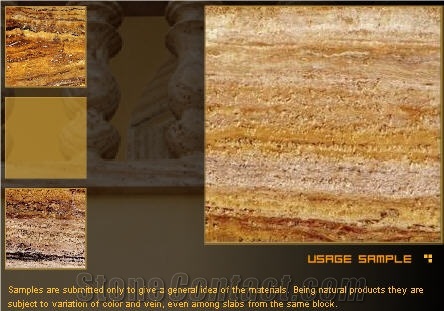 Travertino Amarillo Travertine Slabs & Tiles, Spain Yellow Travertine