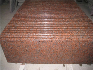 Maple Red Granite Stairs Maple Red Granite Stairs