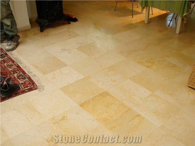 Jerusalem Gold Limestone Floor Tile