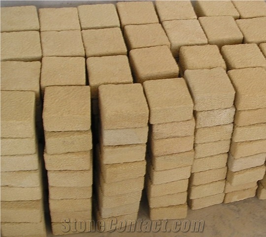 Yellow Sandstone Cobble Stone