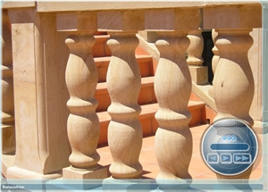 Yellow Sandstone Balustrade