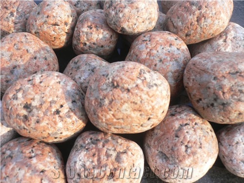 Red Granite Pebbles