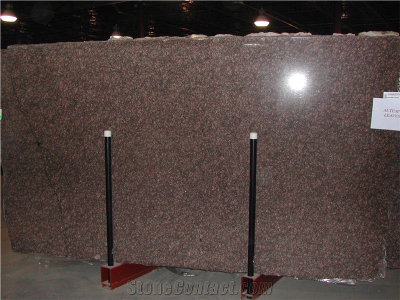 Autumn Leaves Granite Slab, Sweden Red Granite