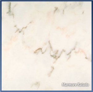 Marmore Raiado Marble Tile, Rosa White Marble