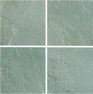 China Green Slate Slabs & Tiles St-007