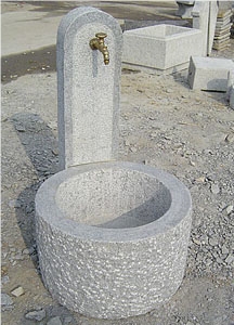 Grey Granite Garden Fountain
