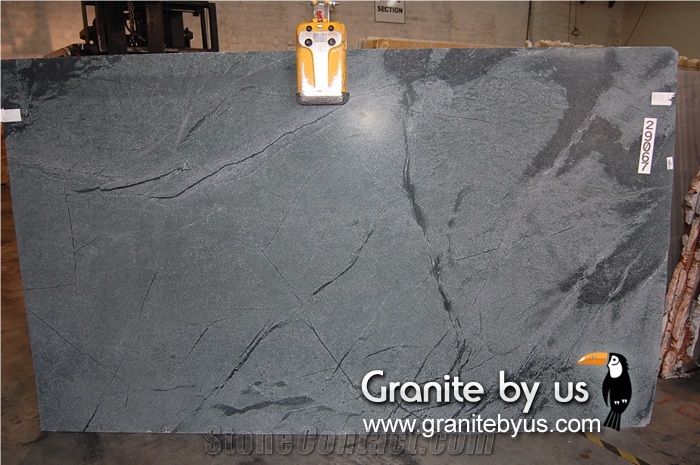 Belvedere Soapstone Slab, Brazil Green Soapstone