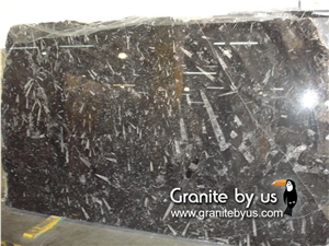 Fossil Black Limestone Slabs, Morocco Black Limestone