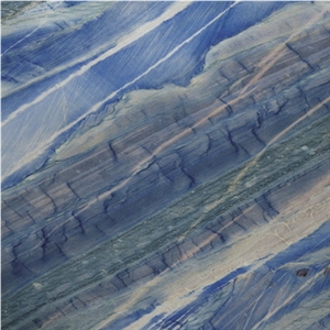 Azul Imperial Quartzite Slabs & Tiles, Brazil Blue Quartzite
