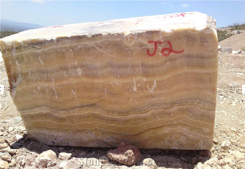 Pineapple Onyx Block, Mexico Yellow Onyx