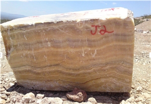Pineapple Onyx Block, Mexico Yellow Onyx