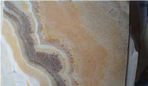 Pineapple Onyx Slabs, Mexico Yellow Onyx