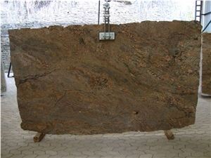 Golden Bordeaux Granite Slab