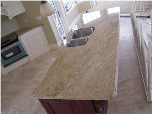 Imperial Gold Granite Countertop, Yellow Granite