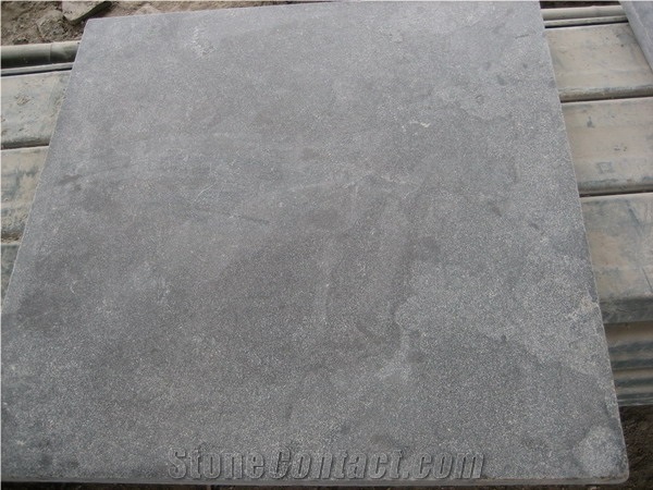 Blue Limestone Honed and Tumbled 3