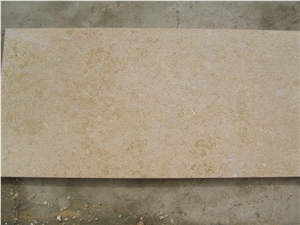 Cream Yellow Limestone Bushhammerred