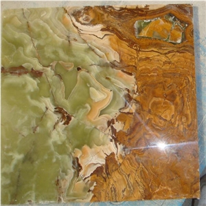 Multicolor Green Onyx Slabs & Tiles, Pakistan Green Onyx