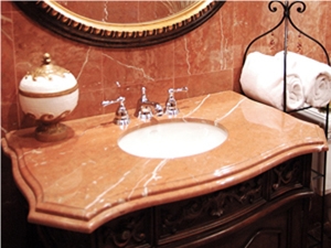 Rojo Alicante Marble Vanity Top