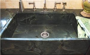 Vitoria Regia Sink, Green Quartzite